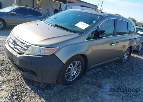 2012 Honda Odyssey Ex-L z USA, uszkodzony, nr VIN 5FNRL5H66CB018187